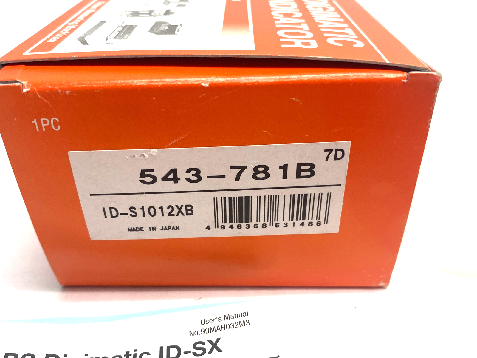 Mitutoyo 543-781B ABSOLUTE Digimatic Indicator ID-S1012XB 12.7mm RangeNO BATTERY - Maverick Industrial Sales