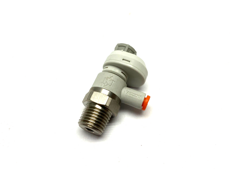 SMC AS2201FS-N02-03 Speed Control Fitting w/ Scale 1/4" NPT Thread 5/32" OD Tube - Maverick Industrial Sales