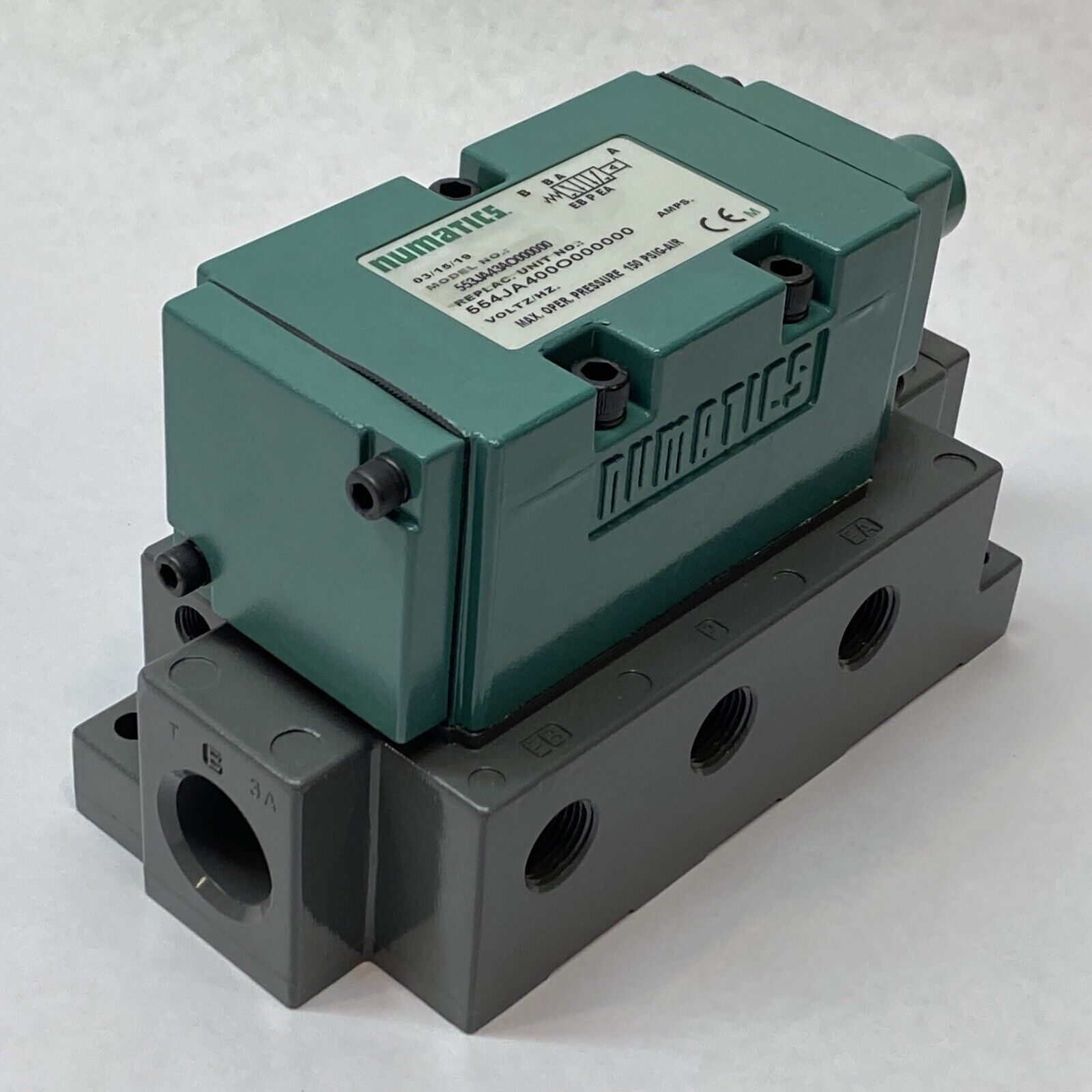 Numatics 553JA43AO000000 Air Pilot Valve Recplac. Unit NO: 554JA400O000000 - Maverick Industrial Sales