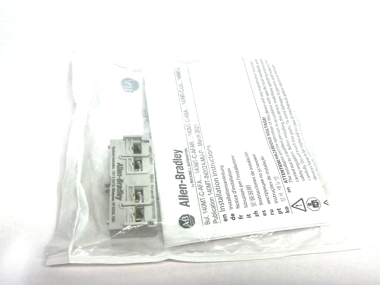 140MT-C-AFA11 | Allen Bradley Ser. A Auxiliary Contact - New - Maverick Industrial Sales