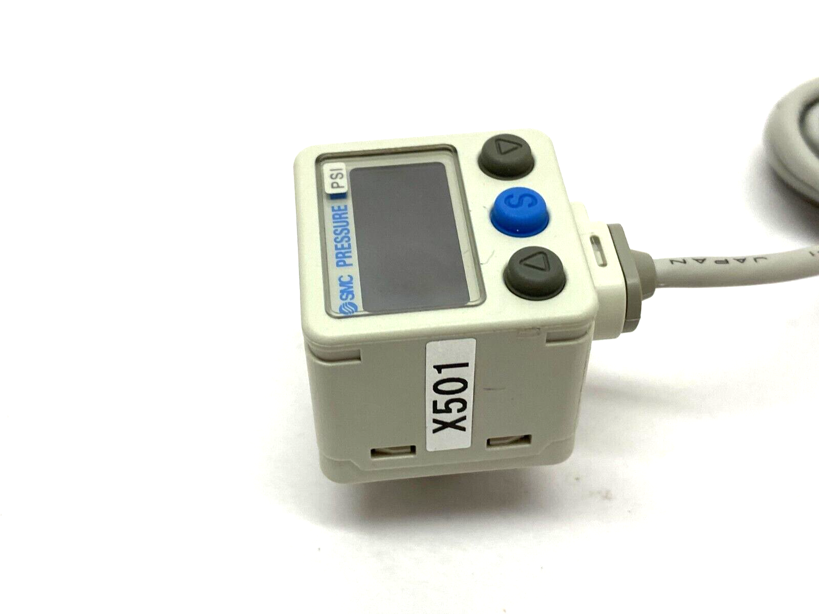 SMC ZSE40A-N01-T-P-X501 Digital Vacuum Pressure Switch 12~24VDC 0~14.69psi - Maverick Industrial Sales