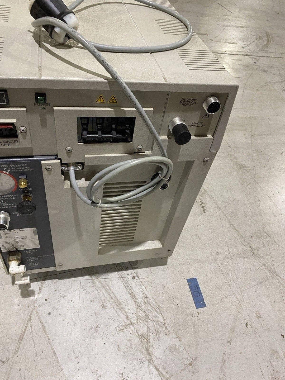 CTI Cryogenics 8135901G001 9600 Series Compressor 380-460V 3Ph Cracked Casing - Maverick Industrial Sales