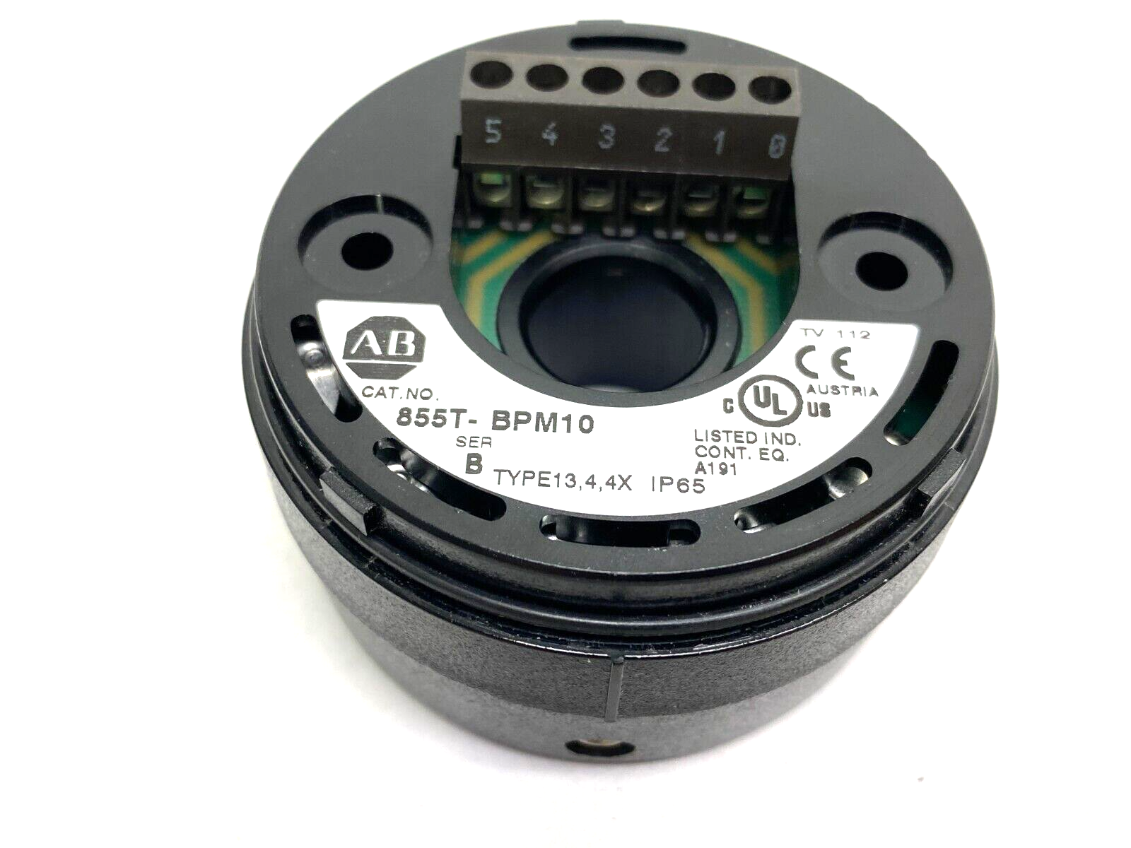 Allen Bradley 855T-BPM10 Ser. B Stack Light Base Module Type 13,4,4X IP65 - Maverick Industrial Sales