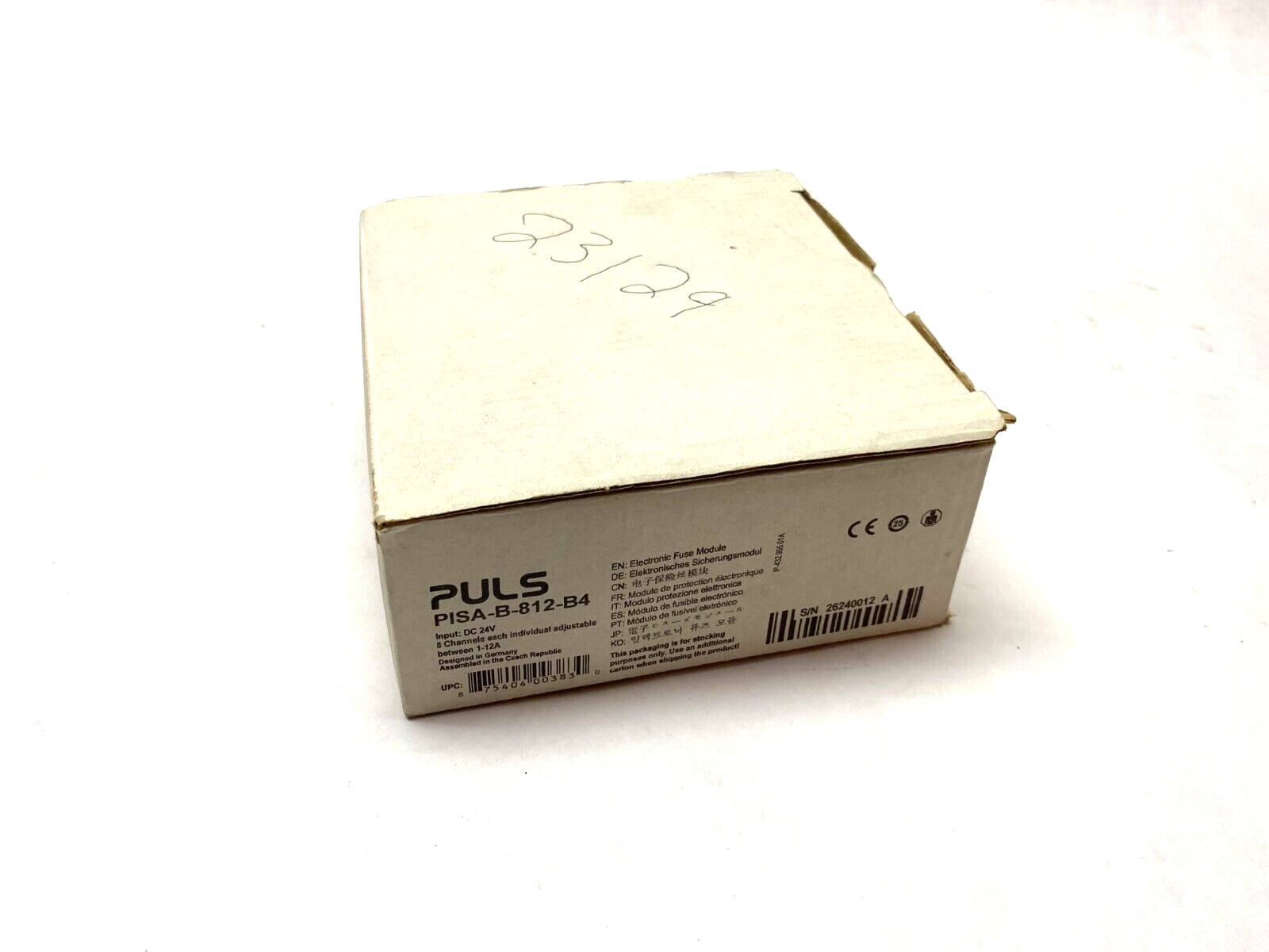 Puls PISA-B-812-B4 Protection Module Electronic Circuit Breaker 8-Channel 24VDC - Maverick Industrial Sales