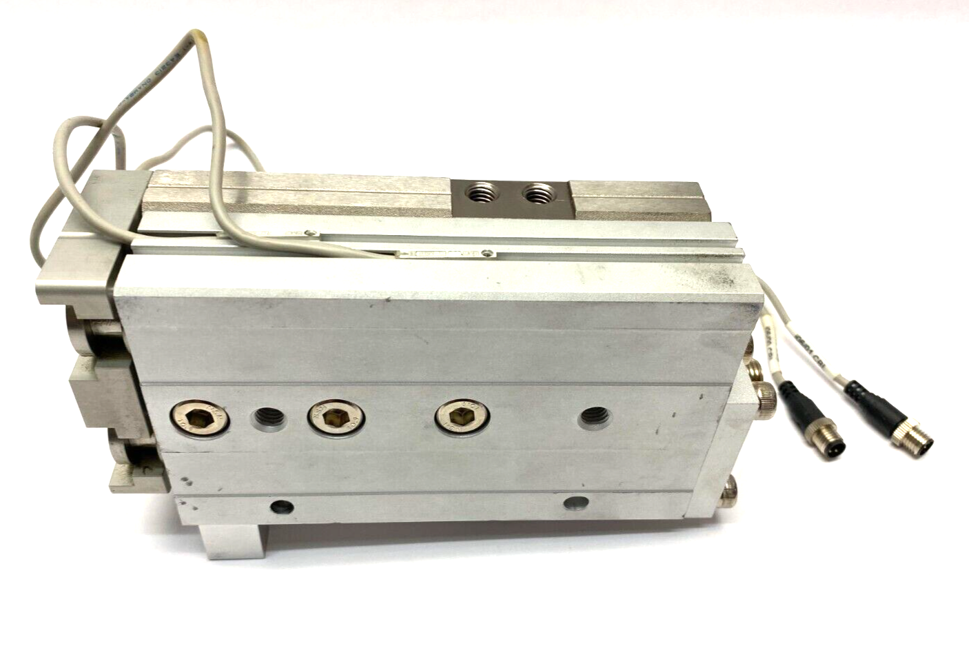 SMC MXQ25-50A-M9PSAPC Guided Pneumatic Slide Table 25mm Bore 50mm Stroke - Maverick Industrial Sales
