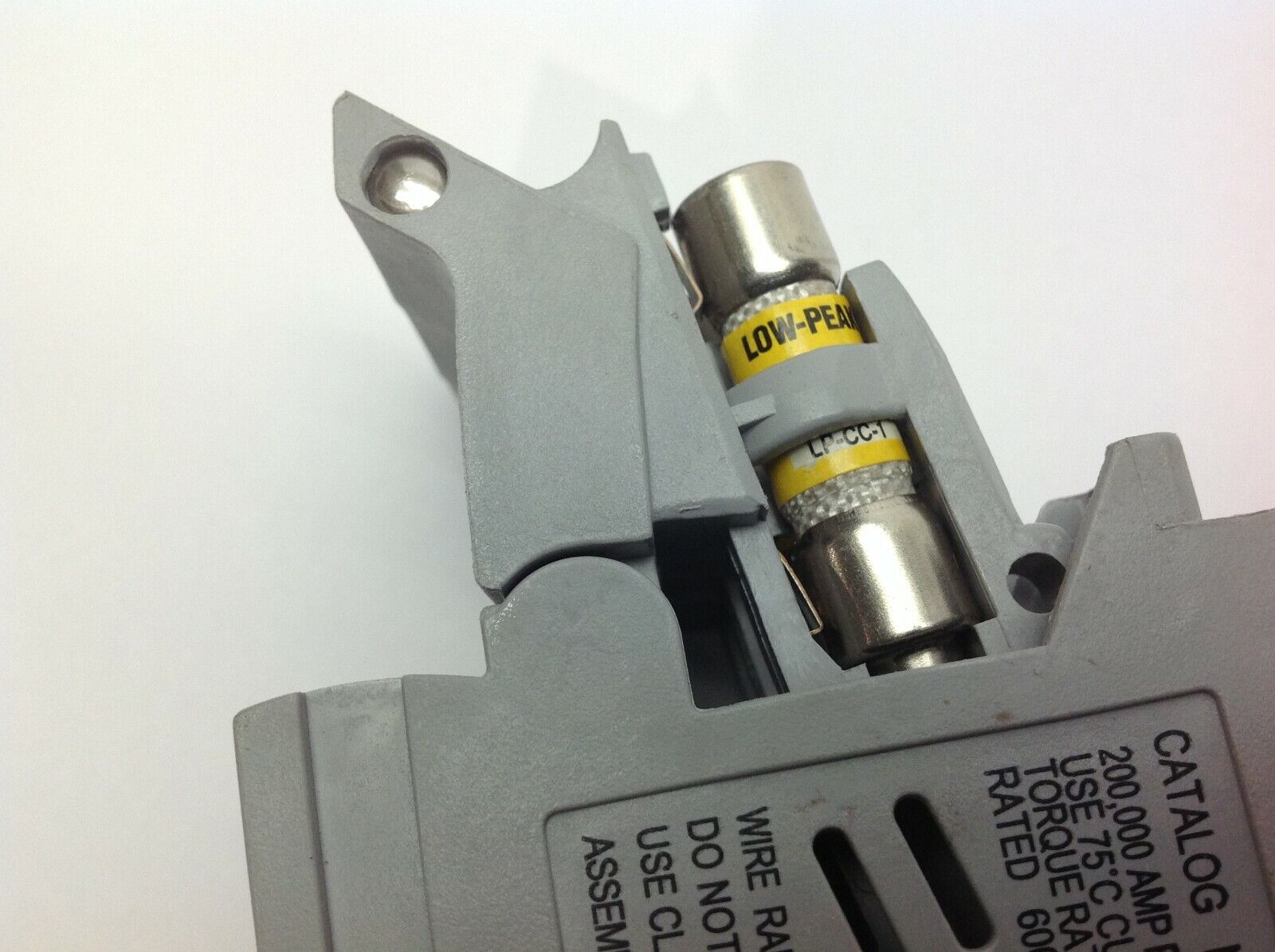 Buss CHCC3I Fuseholder w/ (3) LP-CC-1 Low-Peak Fuses - Maverick Industrial Sales