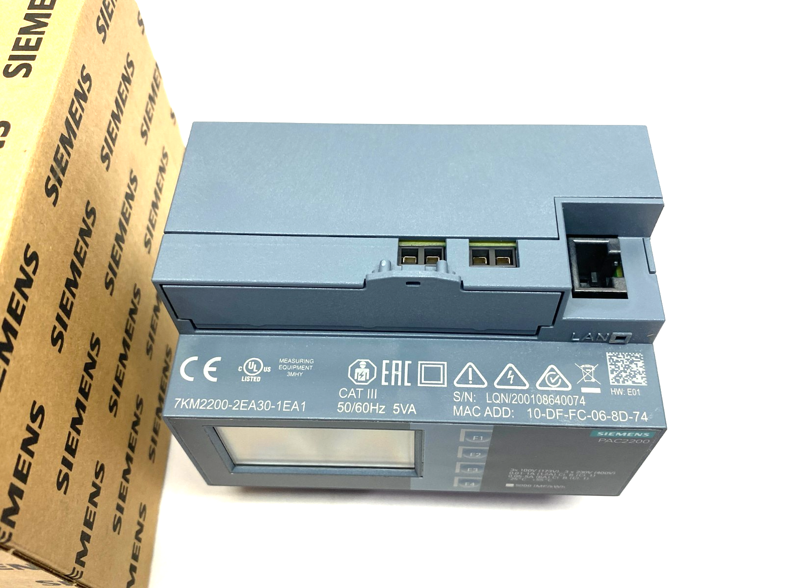 Siemens 7KM2200-2EA30-1EA1 SENTRON Power Monitoring Device 7KM PAC2200 - Maverick Industrial Sales