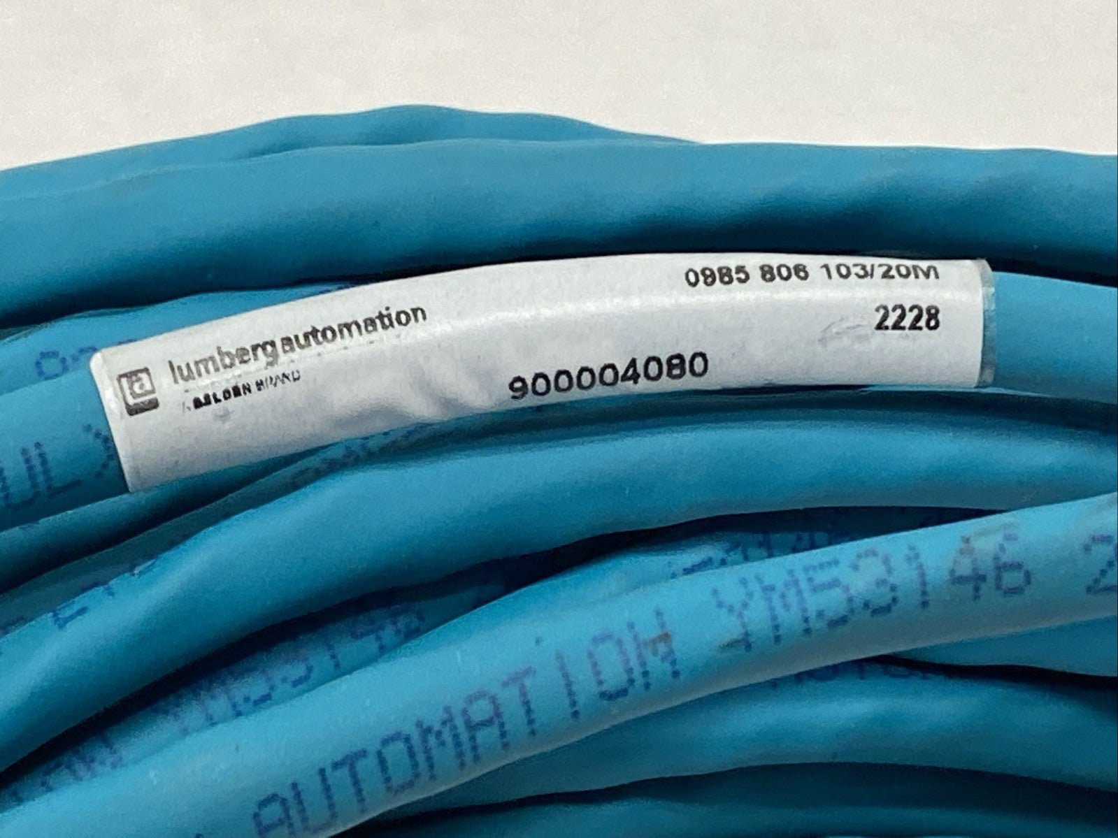 Lumberg Automation 0985 806 103/20M Industrial Ethernet Cordset 20m 900004080 - Maverick Industrial Sales