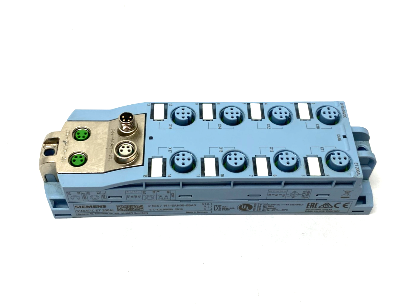 Siemens 6ES7 141-5AH00-0BA0 SIMATIC ET 200AL Digital I/O Module, DI 16x24VDC - Maverick Industrial Sales