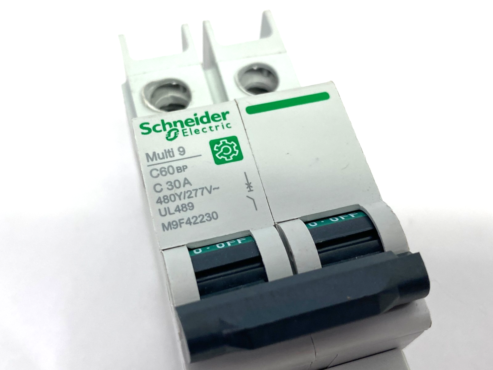 M9F42230 | Schneider Electric Multi9 Miniature Circuit Breaker 2-Pole C-curve - New – Open box - Maverick Industrial Sales