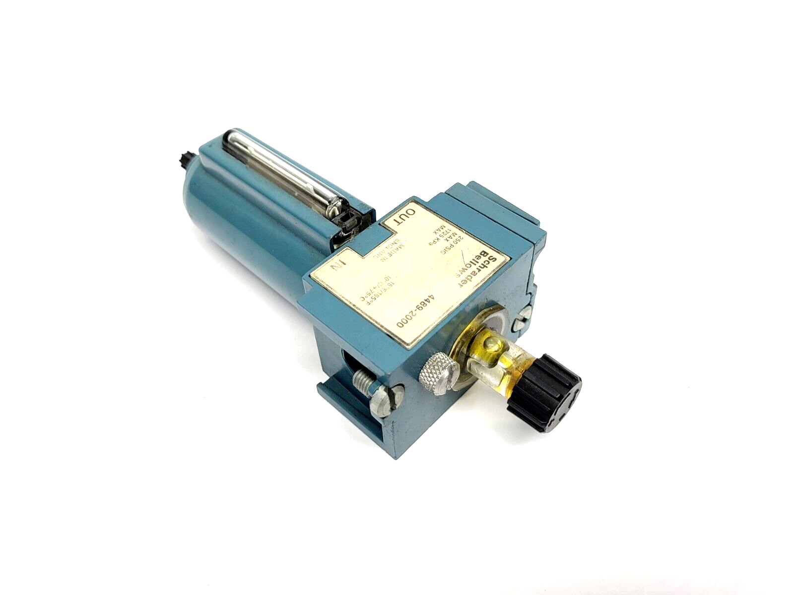 Schrader Bellows 4489-2000 Lubricator 250PSIG 1725KPa - Maverick Industrial Sales