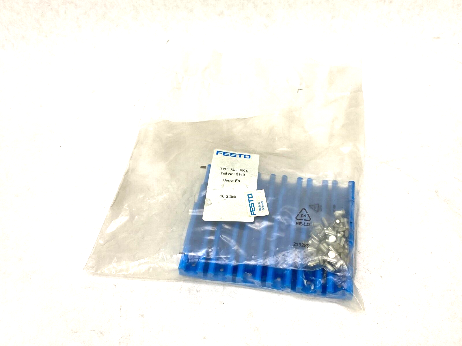 Festo KL.L KK-9 Multi-Tube Holder Blue 2149 PKG OF 5 - Maverick Industrial Sales