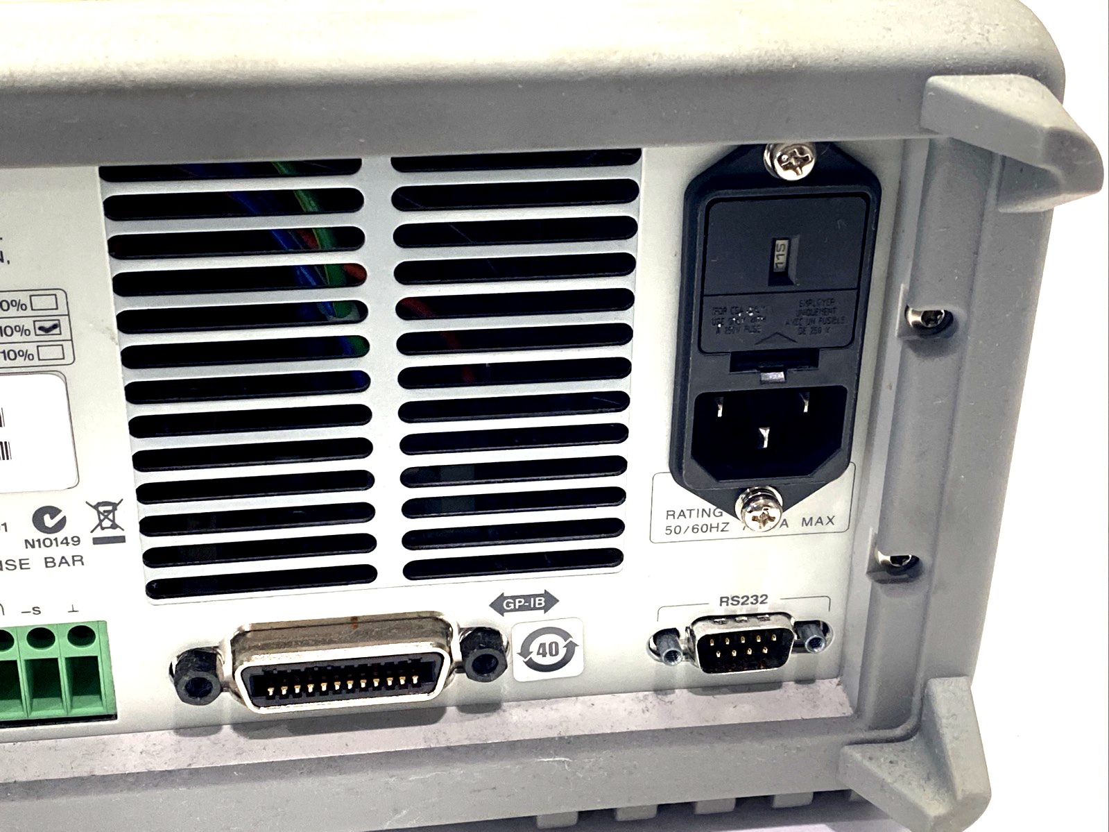 Agilent E3634A Keysight DC Power Supply, Selectable, 0-25VDC 0-7A, 0-50VDC 0-4A - Maverick Industrial Sales