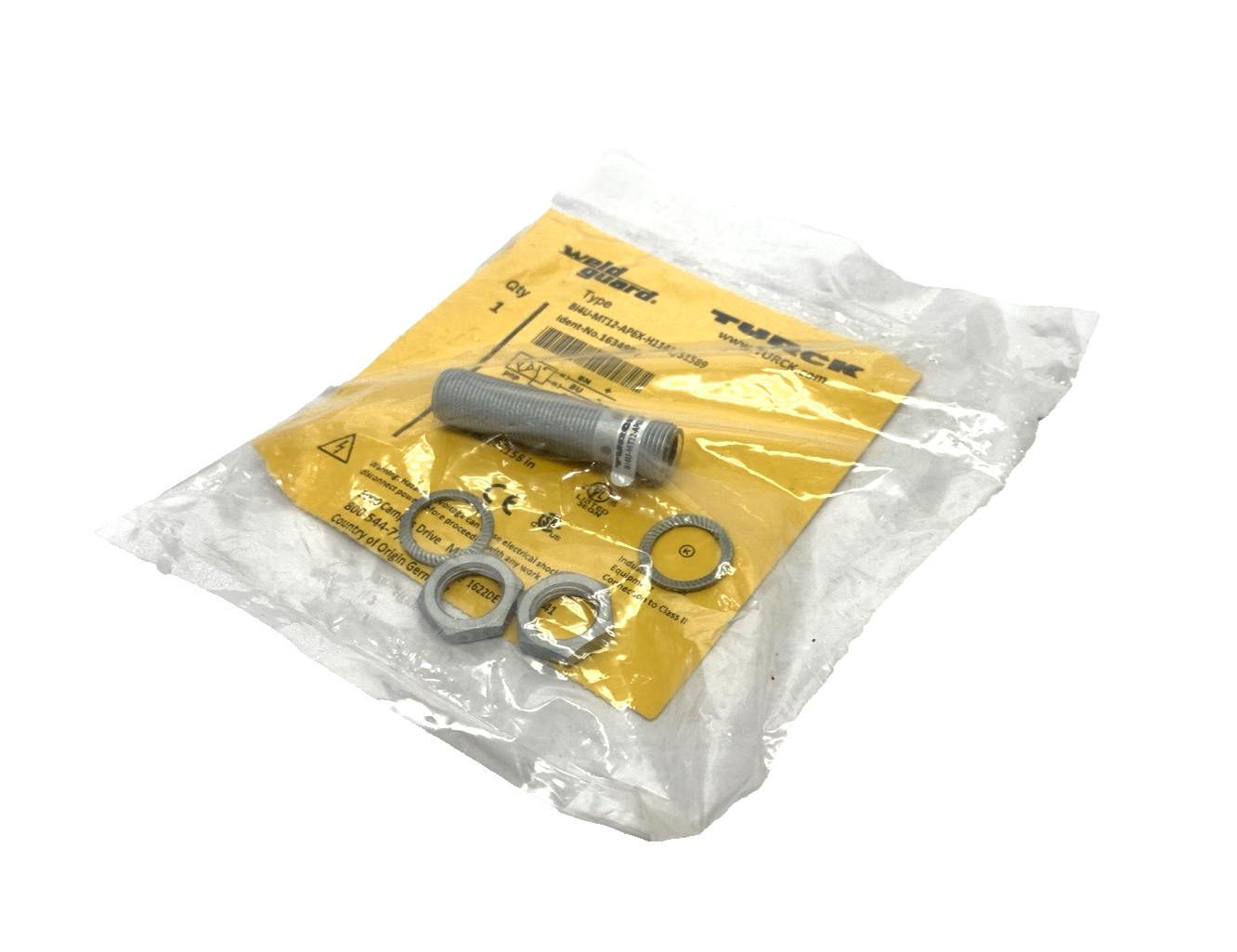 Turck BI4U-MT12-AP6X-H1141/S1589 WeldGuard Inductive Proximity Sensor 1634997 - Maverick Industrial Sales