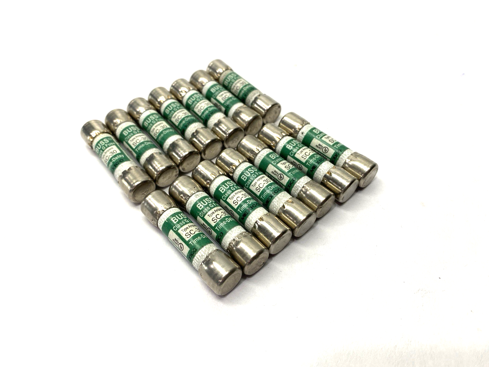 Cooper Bussmann SC-30 Buss Time-Delay Fuse Class G 480VAC 30A LOT OF 14 - Maverick Industrial Sales