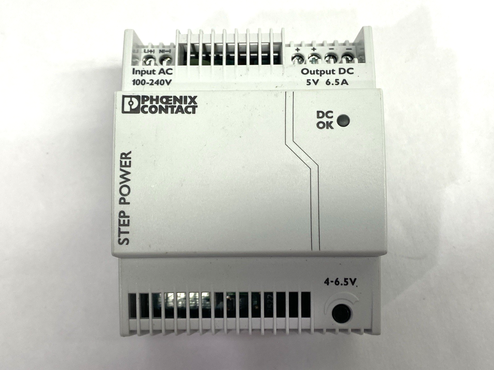 STEP-PS/ 1AC/ 5DC/6.5 | Phoenix Contact Power Supply 2868541 - Used - Maverick Industrial Sales