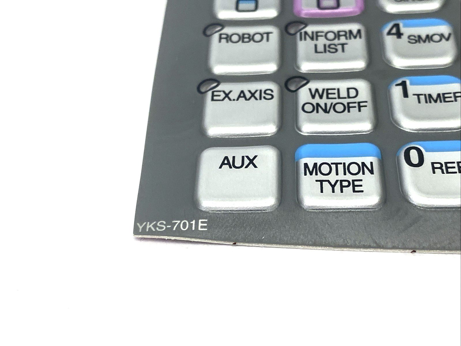 Yaskawa 168665-2 Panel Overlay/Keyboard Membrane, Arc Welding, DX200 YKS-701E - Maverick Industrial Sales