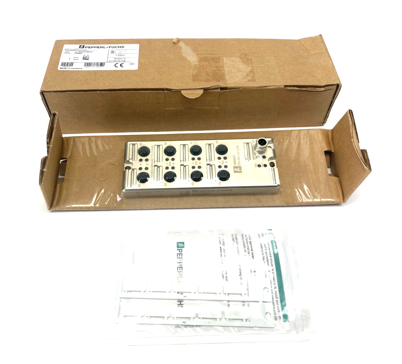 Pepperl+Fuchs ICA-10DI6DO-G60A-IO I/OLink Interface Hub 10-Input 6-Output 314644 - Maverick Industrial Sales
