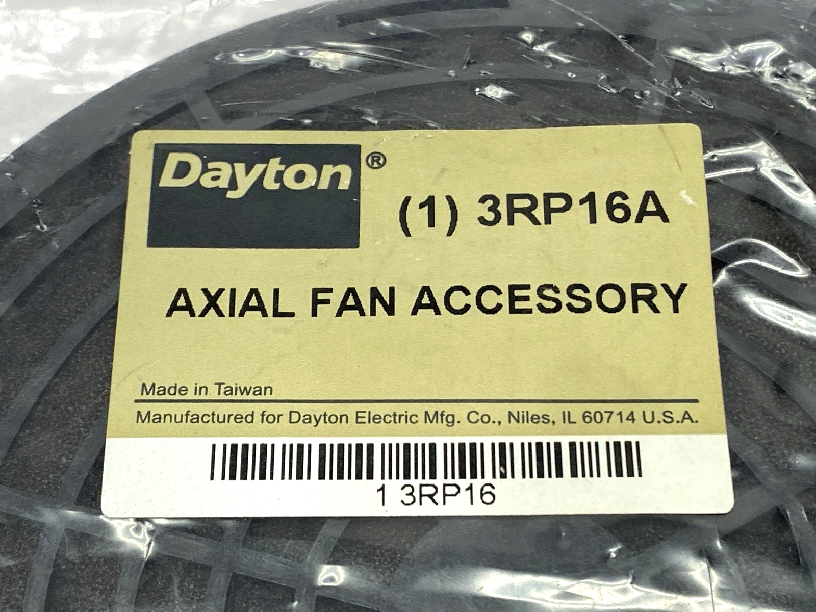 3RP16A | Dayton Axial Fan Filter Guard Accessory - New - Maverick Industrial Sales