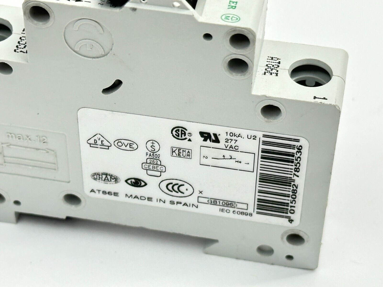 Moeller FAZ-C4/1 Miniature Circuit Breaker 1-Pole 4A - Maverick Industrial Sales
