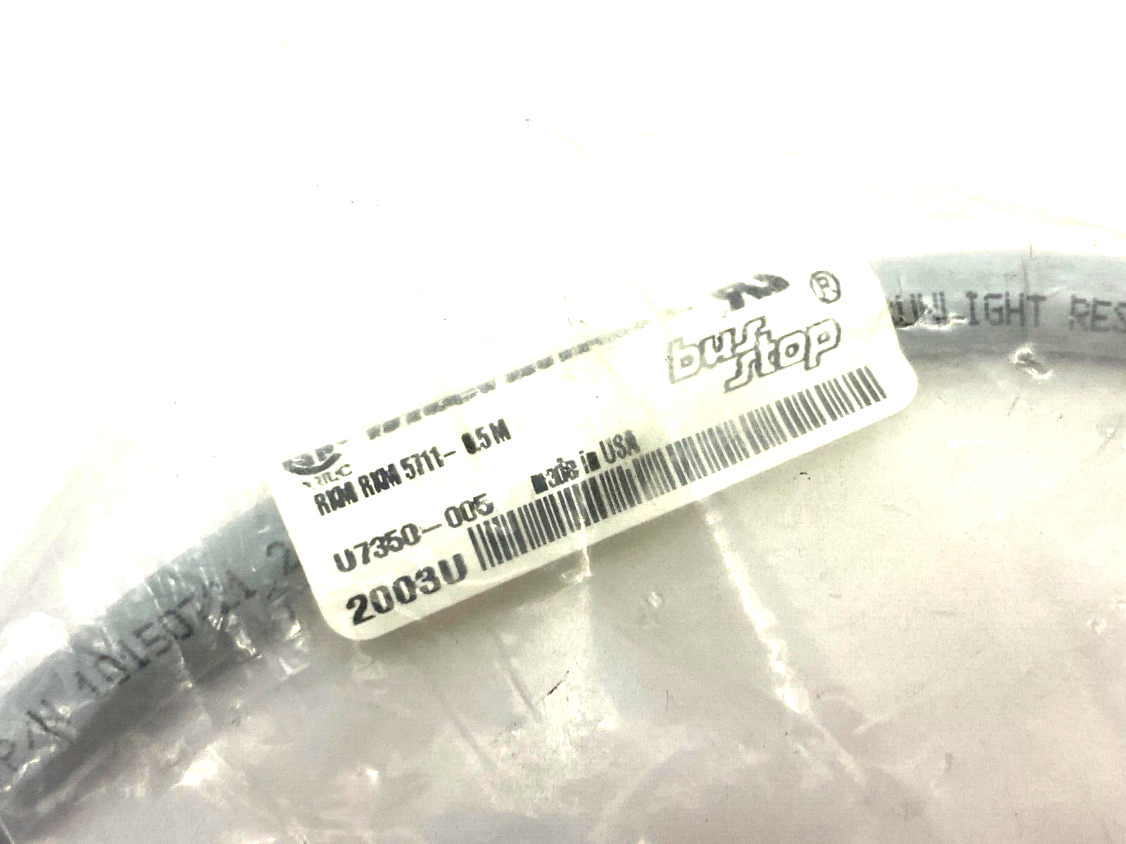 Turck RKM RKM 5711-0.5M DeviceNet BusStop Double Ended Cordset U7350-005 - Maverick Industrial Sales