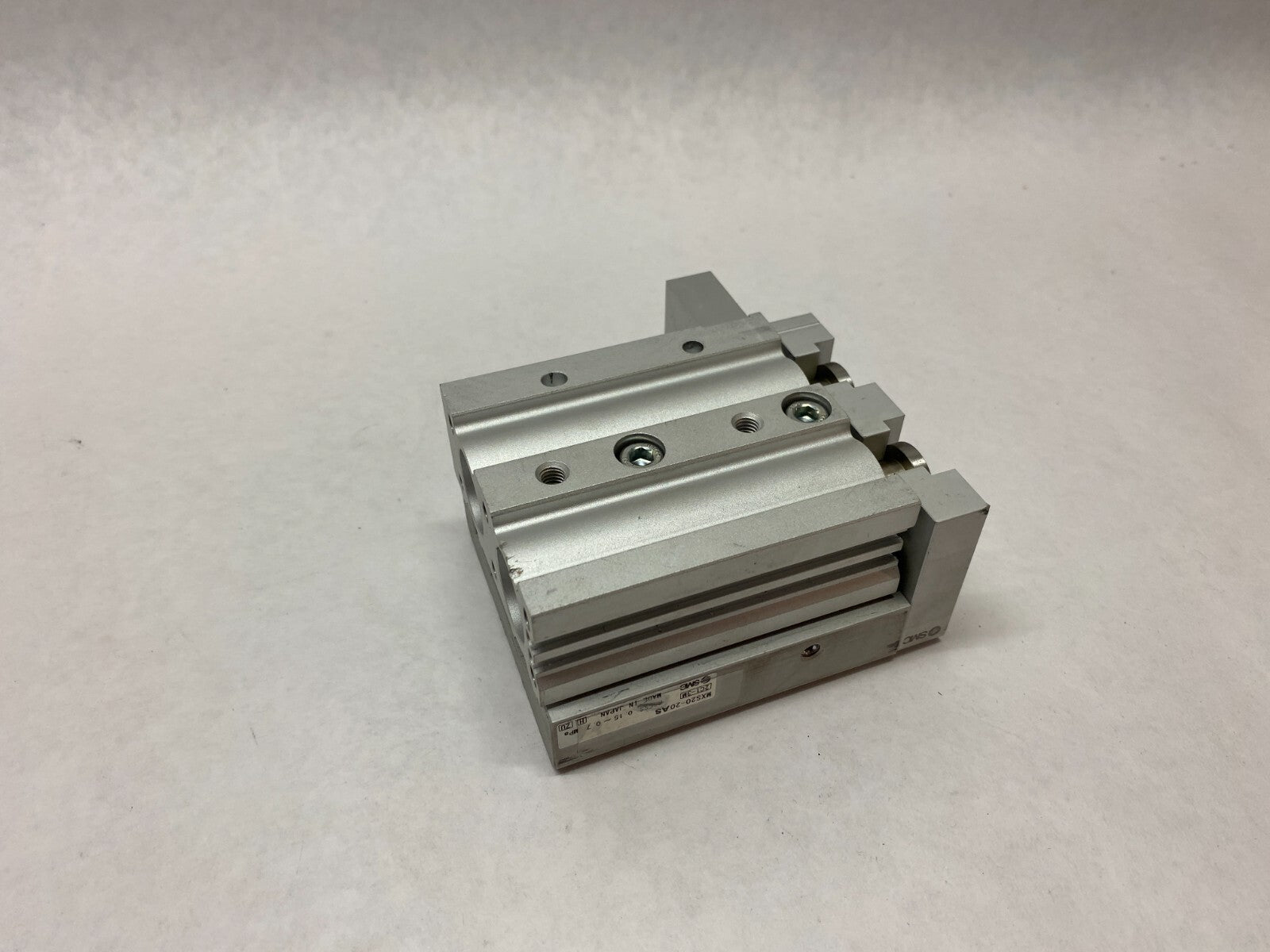 MXS20-20AS | SMC Precision Slide Table, 20mm Bore, 20mm Stroke - Used - Maverick Industrial Sales