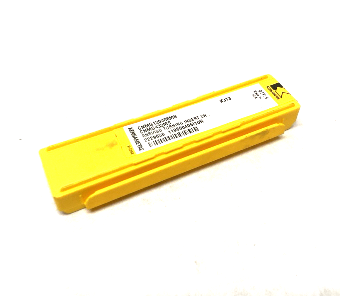 2229656 | Kennametal Kenloc™ Inserts, Negative, C-Style CNMG120408MS PKG OF 3 - New - Maverick Industrial Sales