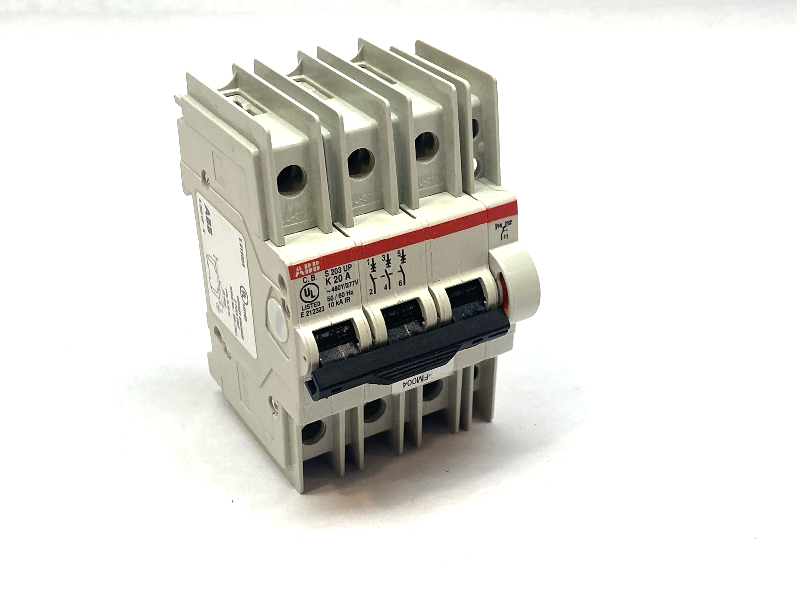 ABB S203U-K20A Circuit Breaker 3-Pole 480Y/277VAC 50/60HZ 10kA - Maverick Industrial Sales