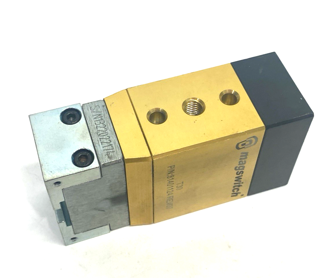Magswitch 81401124 Compact T30 Fixturing EOAT Unit w/ Cap MISSING TOP SCREWS - Maverick Industrial Sales