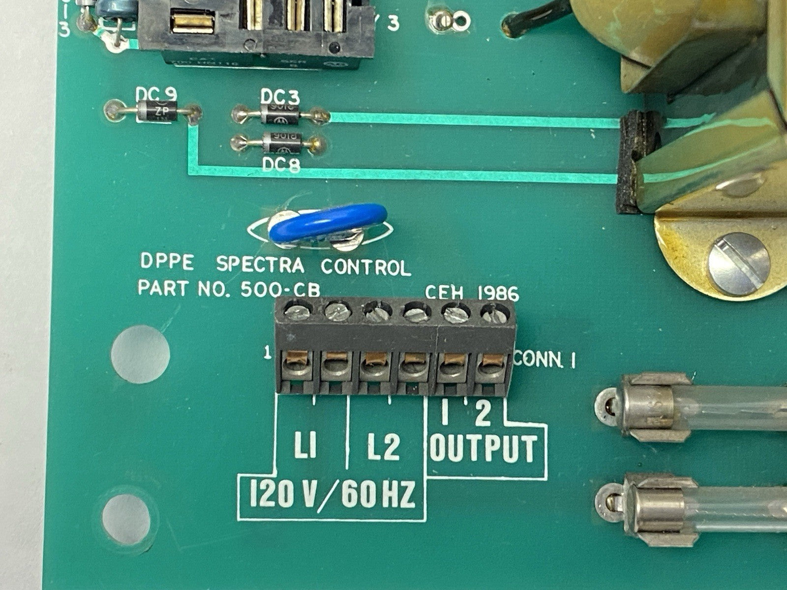 Spectra Control 500-CB Power Supply Chassis DPPE CEH 1986 - Maverick Industrial Sales