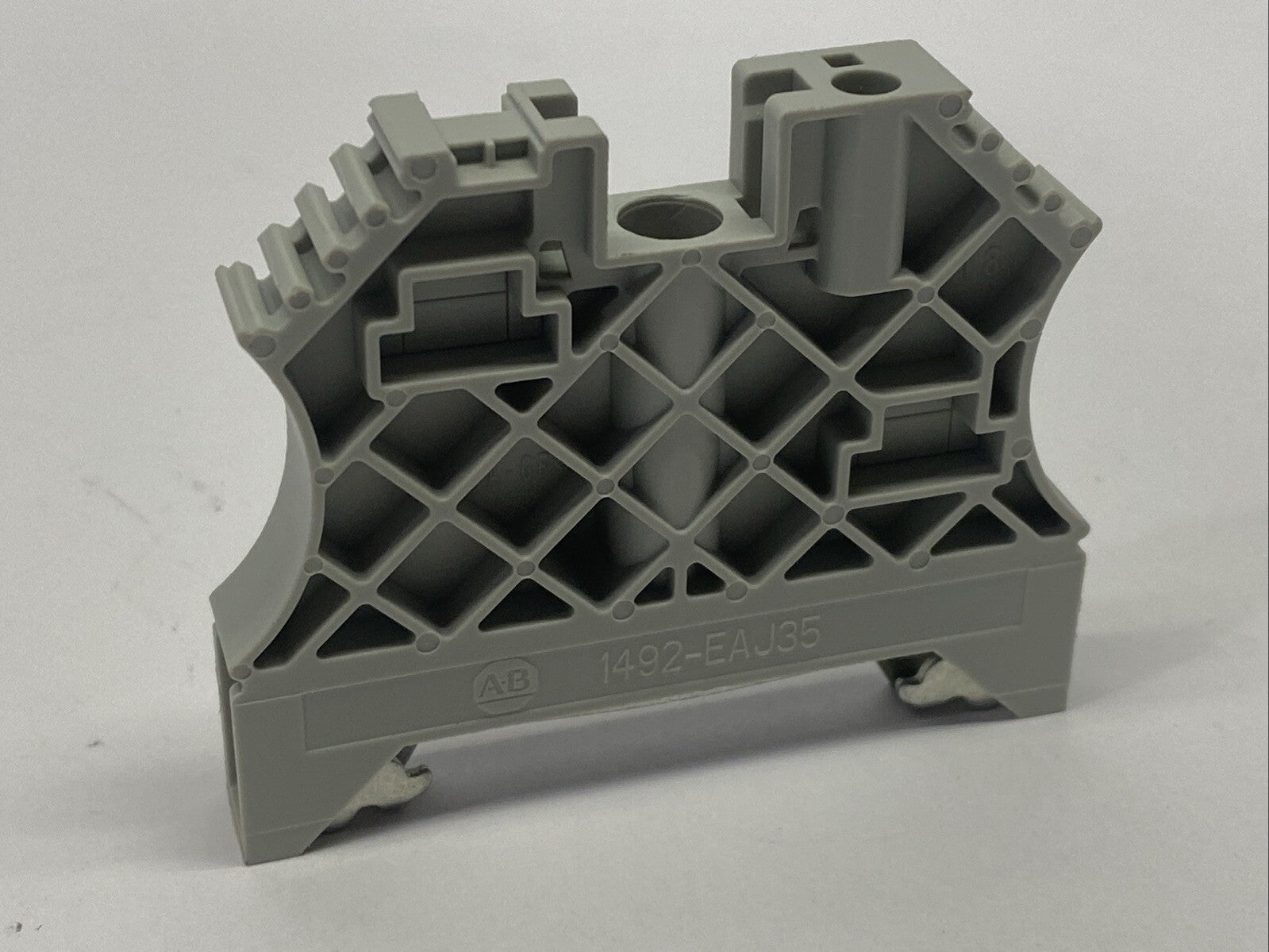 Allen Bradley 1492-EAJ35 Terminal Block End Anchor Light Grey LOT OF 4 - Maverick Industrial Sales