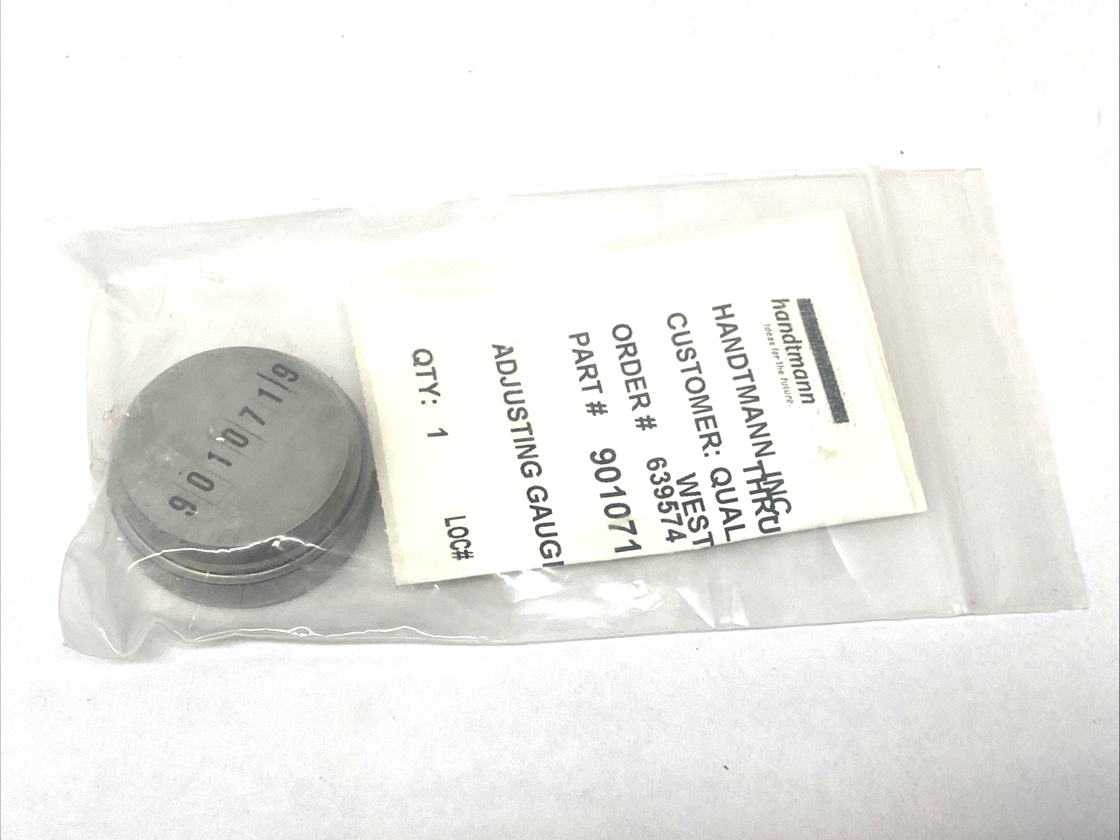 9010719 | Handtmann Adjusting Gauge - New – Open box - Maverick Industrial Sales