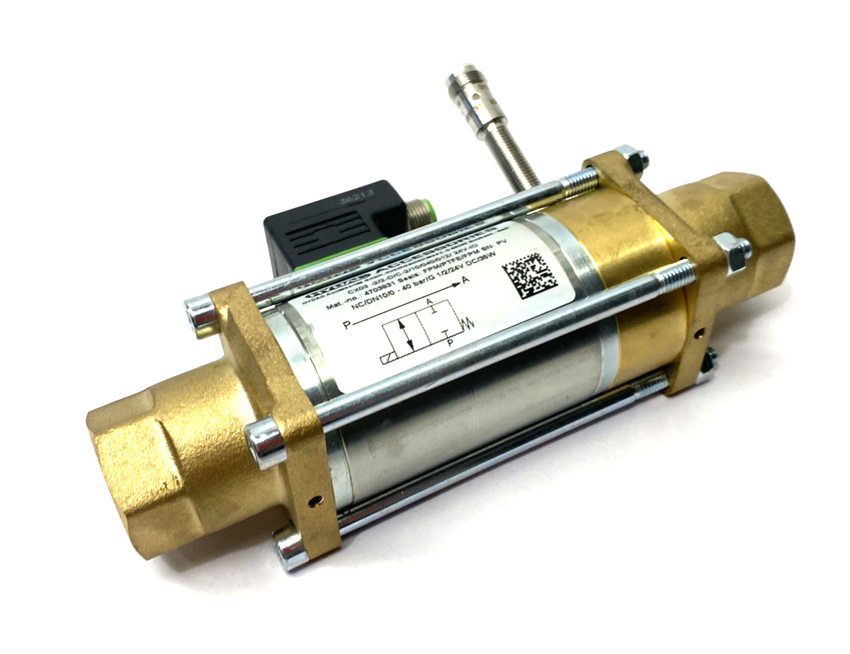 Hydac CX03-2/2-D/C-2/10/040/012/24V-IO Direct Acting Coaxial Valve 4703831 - Maverick Industrial Sales