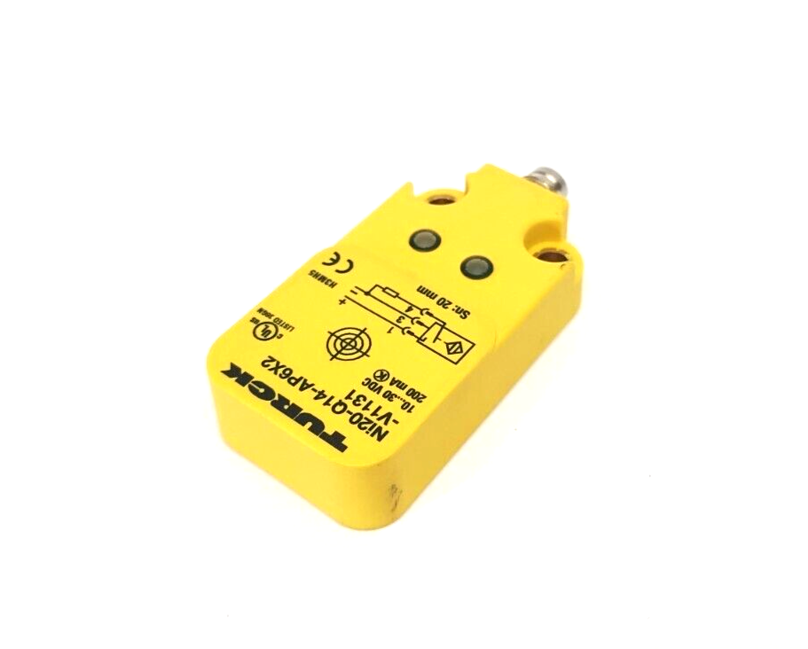 Turck Ni20-Q14-AP6X2-V1131 Rectangular Inductive Sensor M8 Male 3-Pin 4690210 - Maverick Industrial Sales