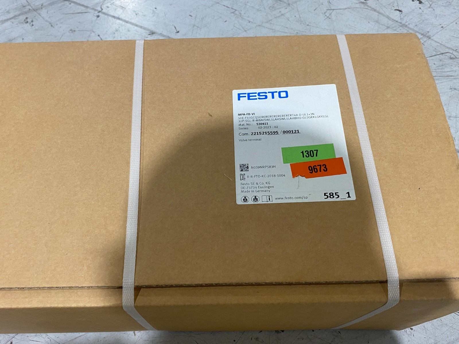 Festo MPA-FB-VI-... Configured Valve Manifold Terminal 530411 - Maverick Industrial Sales