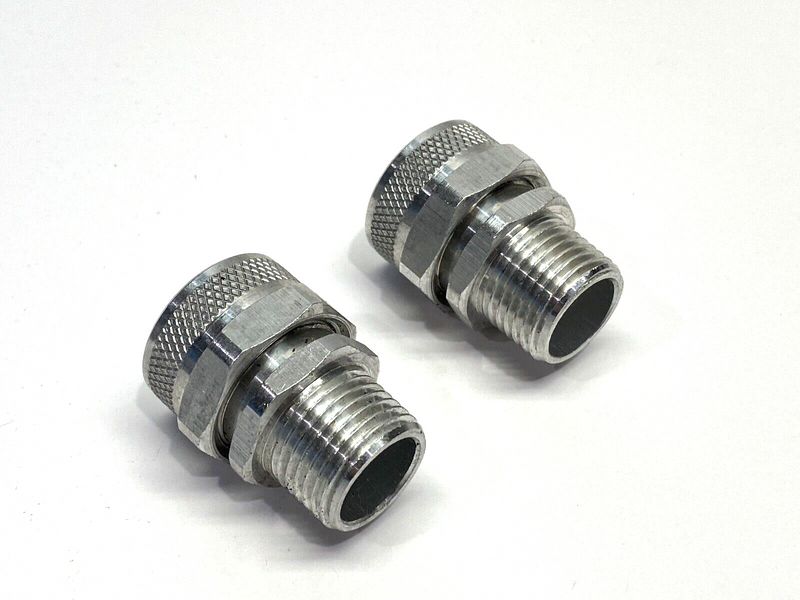 Remke RJR-100-W Cord Gripless Bushing Aluminum 1/2" NPT LOT OF 2 - Maverick Industrial Sales