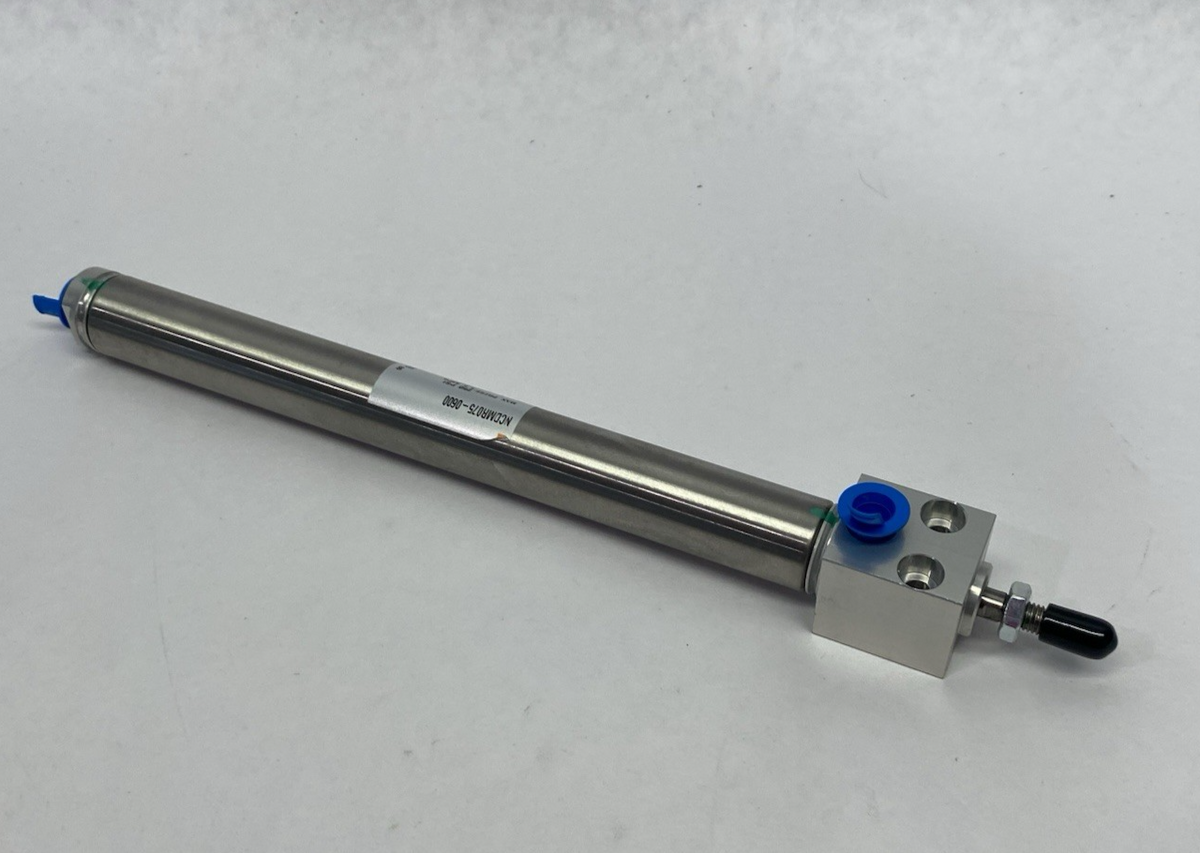 SMC NCDMR075-0600 Direct Block Mount Pneumatic Cylinder, Round Body - Maverick Industrial Sales