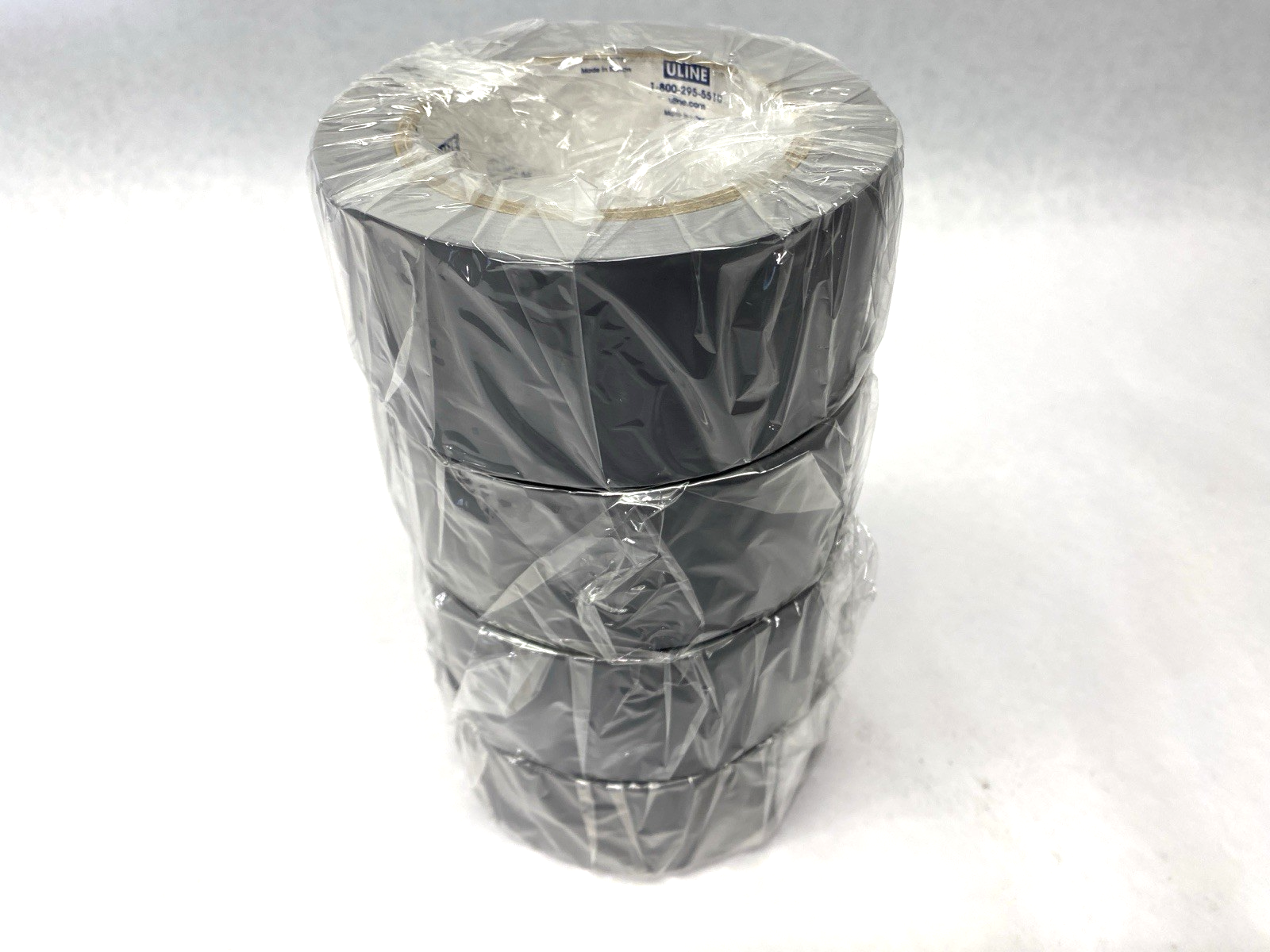 Uline S-18003 Industrial Vinyl Safety Tape Gray 2" x 36 yds LOT OF 4 - Maverick Industrial Sales