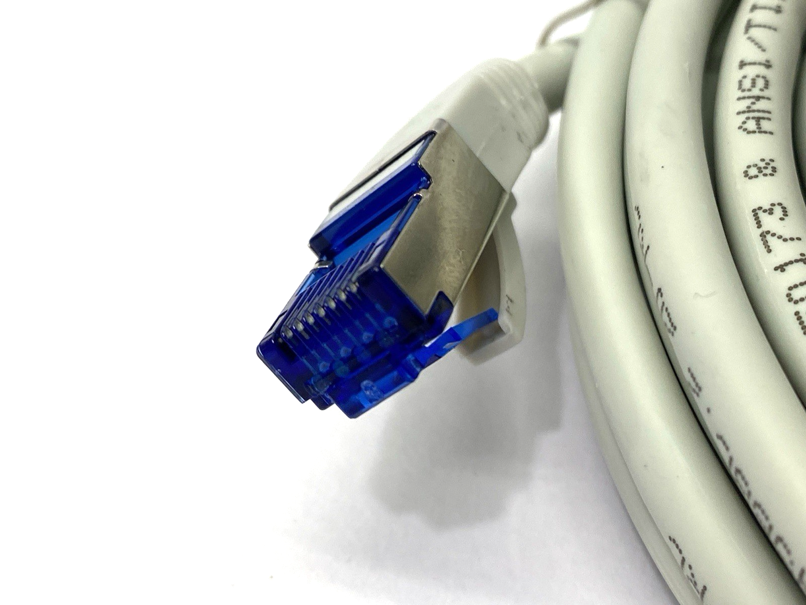 Value 21.99.0865E Double Ended Ethernet Cable Gray Male RJ45 Connectors 5m - Maverick Industrial Sales