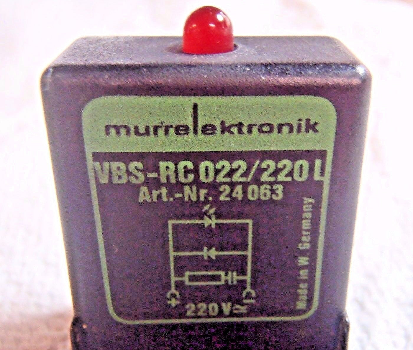 VBS-RC 022/220 L | Murr Elektronik RC Element - Used - Maverick Industrial Sales
