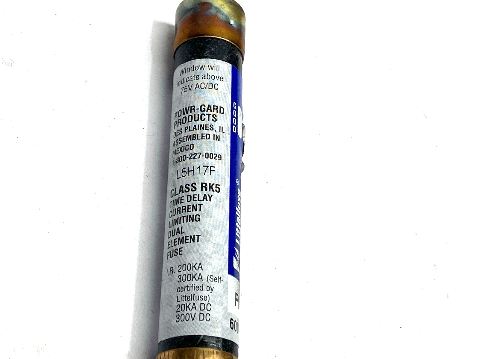 Littelfuse FLSR8ID Time-Delay Dual Element Indicator Fuse Class RK5 600VAC 8A - Maverick Industrial Sales