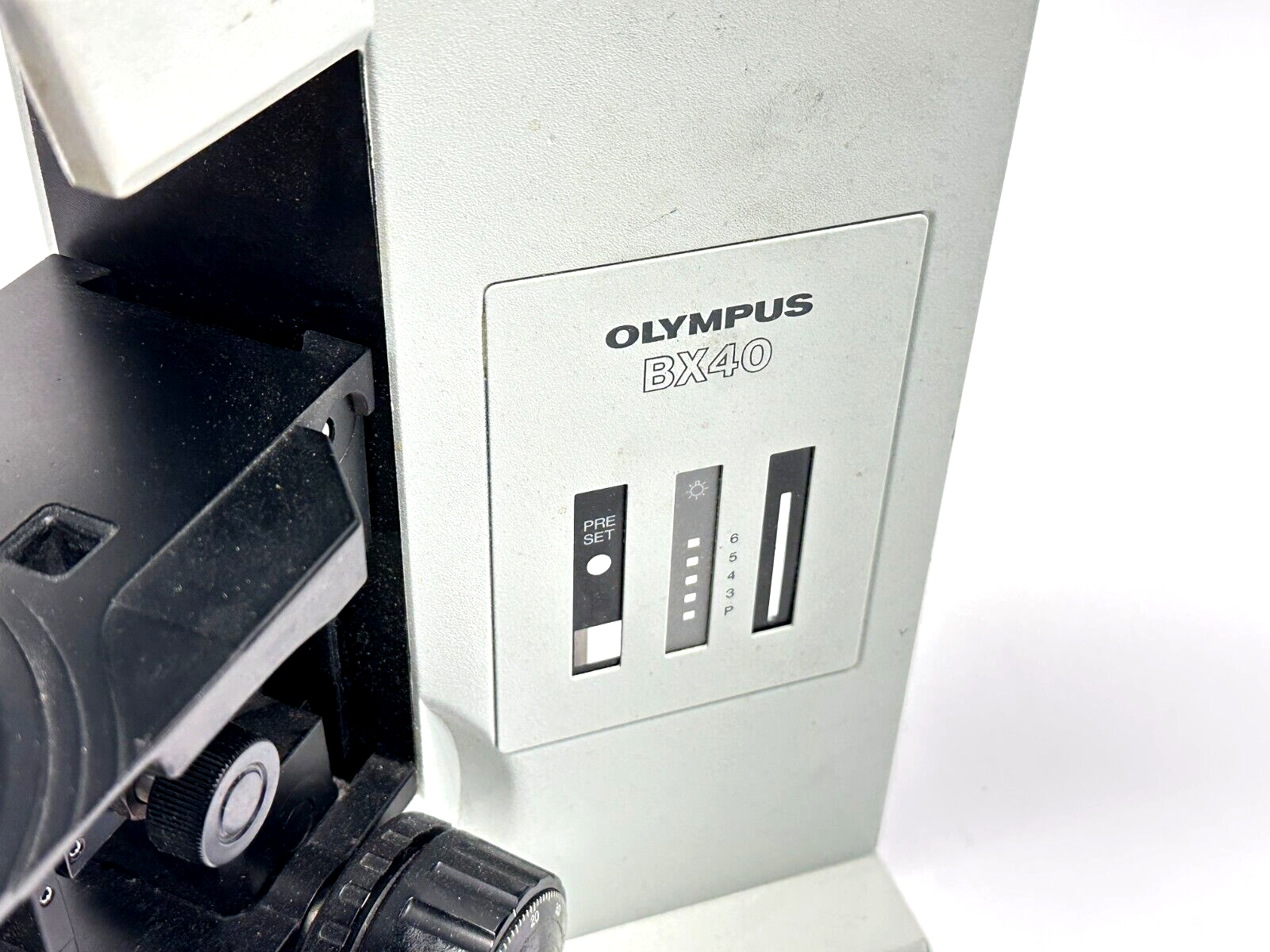 Olympus BX40 Microscope Body w/ Condenser Holder - Maverick Industrial Sales