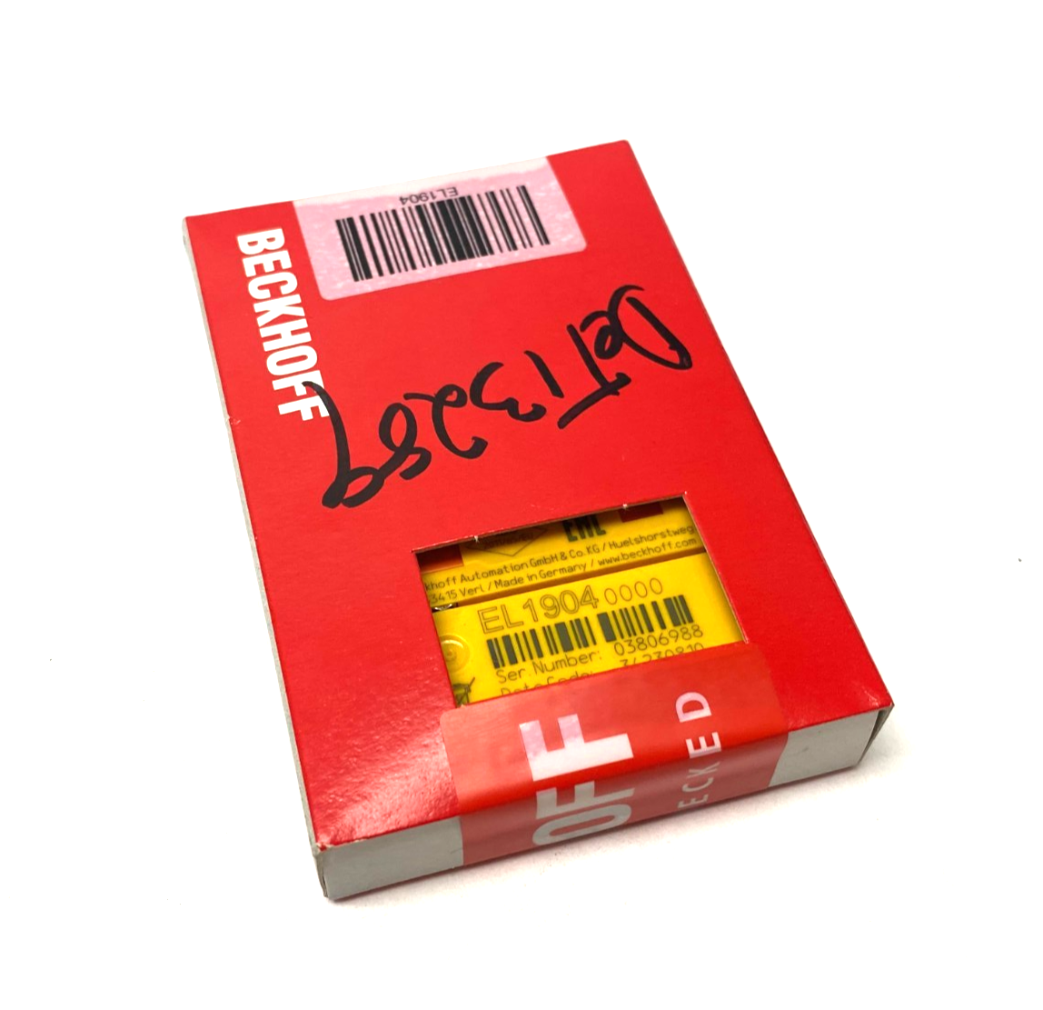 Beckhoff EL1904 EtherCAT 4-Channel Digital Input Terminal 24VDC - Maverick Industrial Sales