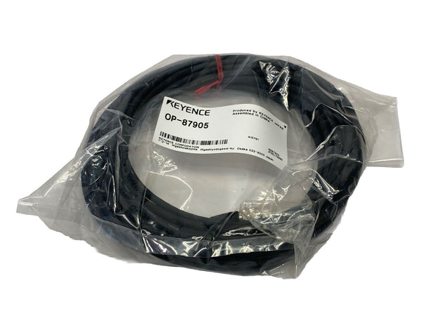 Keyence OP-87905 Laser Sensor Head Cable 10m - Maverick Industrial Sales