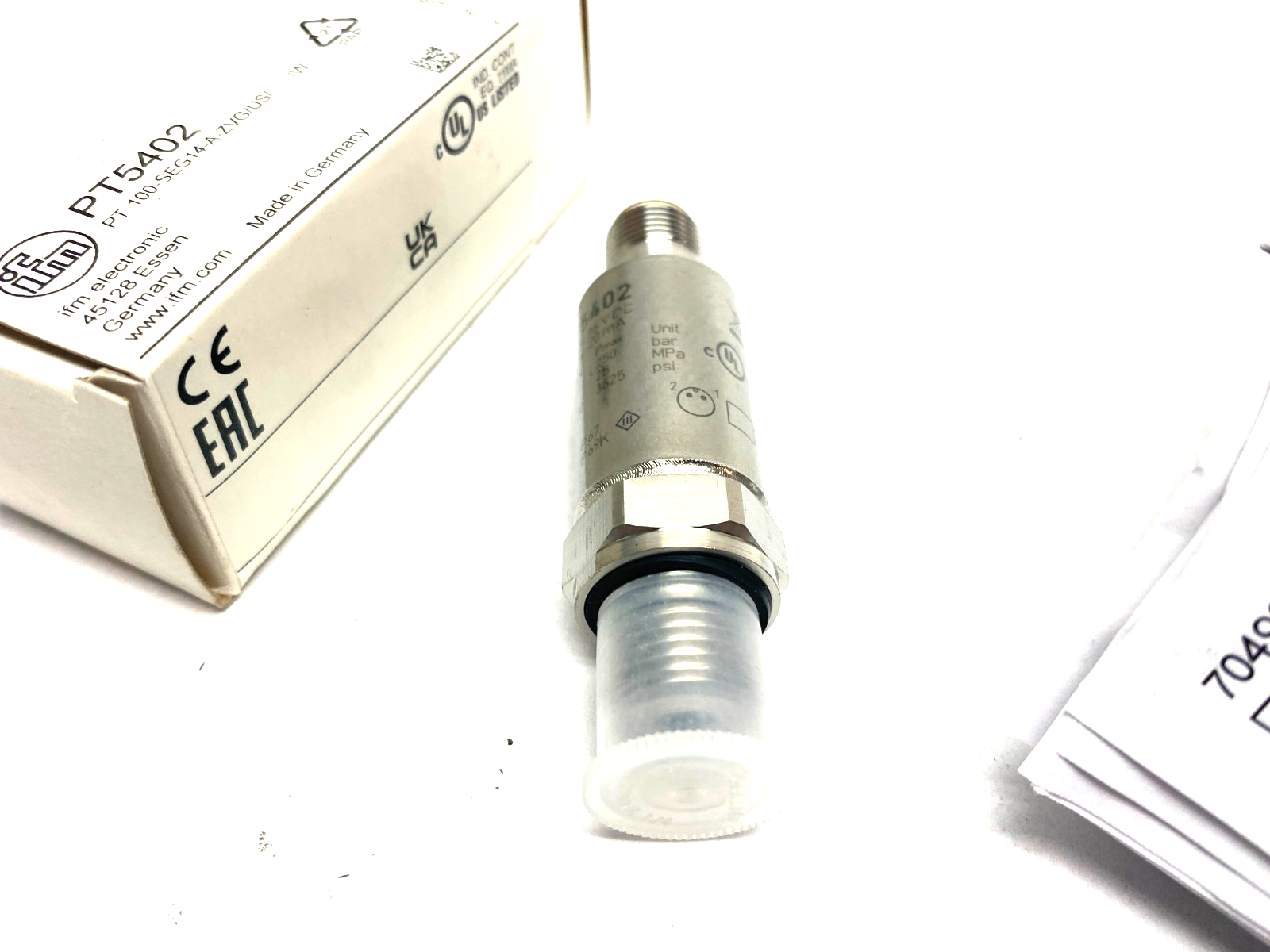 Ifm PT5402 Pressure Transmitter 1/4" 1450psi PT-100-SEG14-A-ZVG/US/ - Maverick Industrial Sales