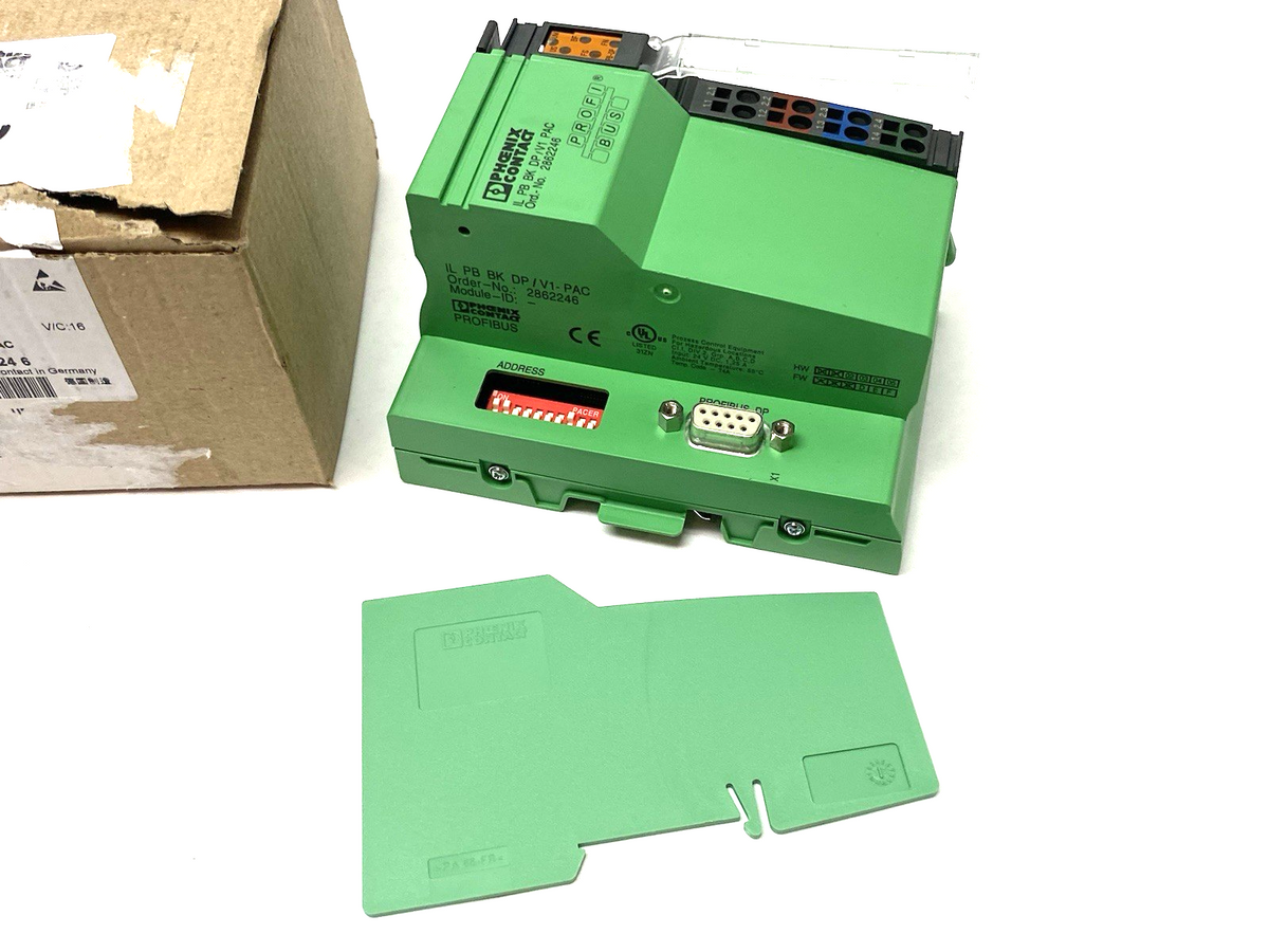Phoenix Contact IL PB BK DP/V1-PAC Inline PROFIBUS DP Bus Coupler 2862246 - Maverick Industrial Sales