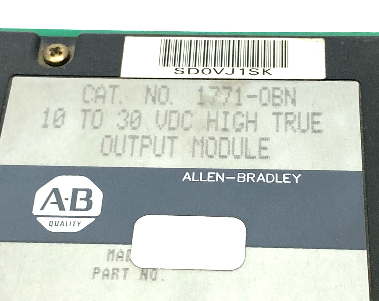 Allen Bradley 1771-OBN 10-30VDC High True Output Module - Maverick Industrial Sales