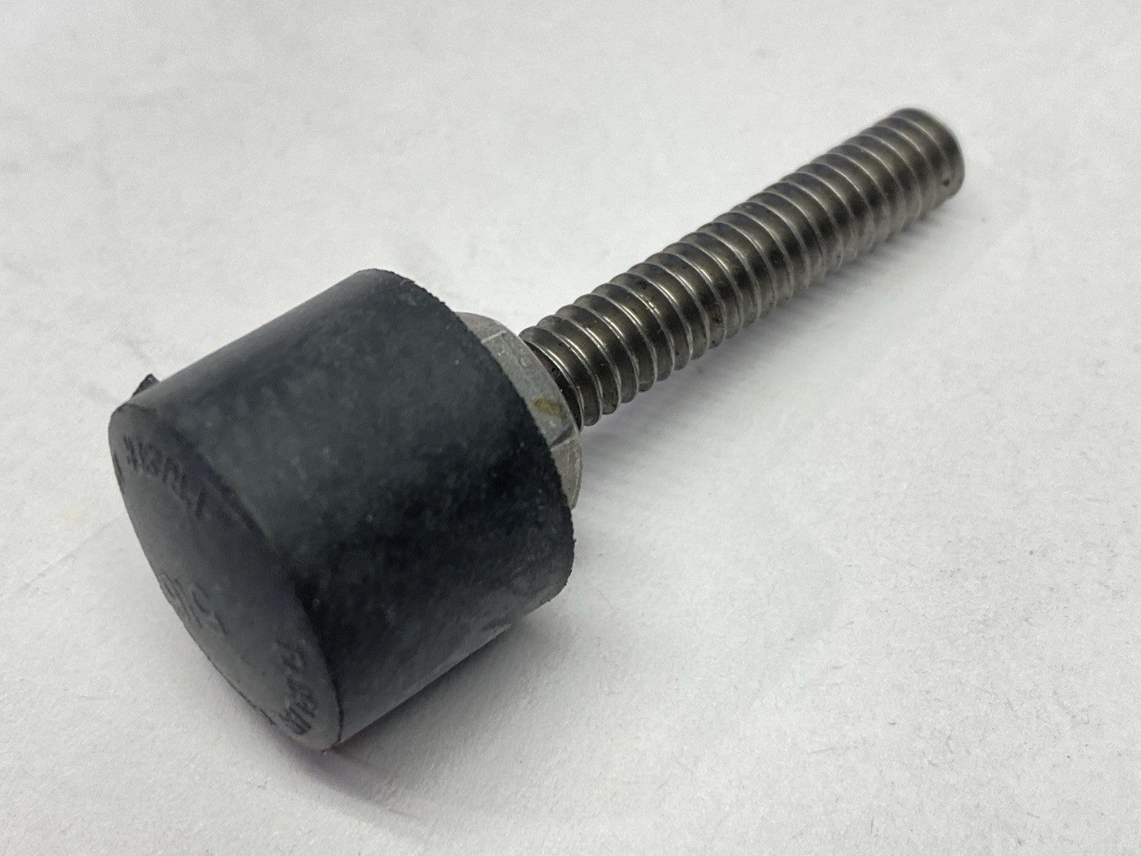 9546K561 | Threaded Bumper Steel Core Neoprene 1-1/4" Long 1/4"-20 Stud LOT OF 3 - New – Open box - Maverick Industrial Sales