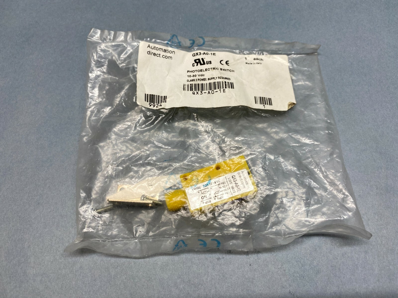 QX3-A0-1E | Automation Direct Photoelectric Switch - New - Maverick Industrial Sales