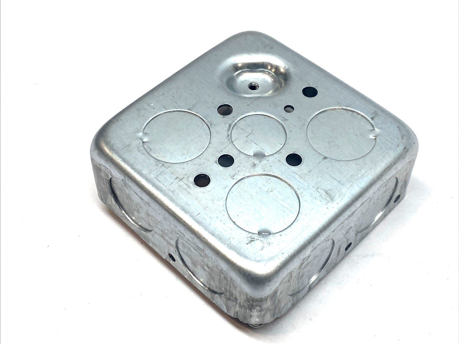 Raco 232 | Hubbell 4" Square Steel Box 2-1/8" Deep LOT OF 10 - Used - Maverick Industrial Sales
